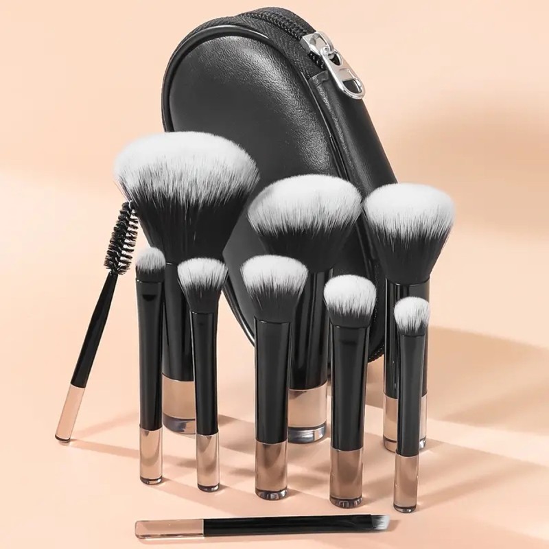Makeup Brush Set Manufacturer - Wholesale 10 Pcs Luxury Professional Custom