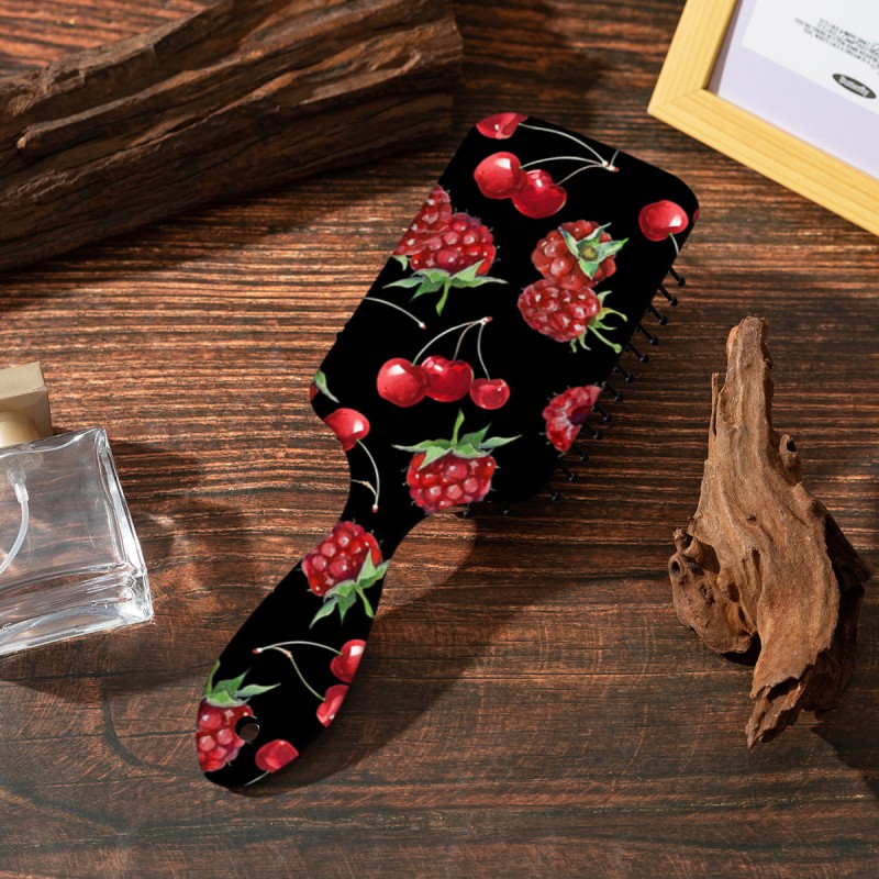 Air Cushion Comb Factory - New Printed Strawberry Bow Massage Scalp Anti-tangle