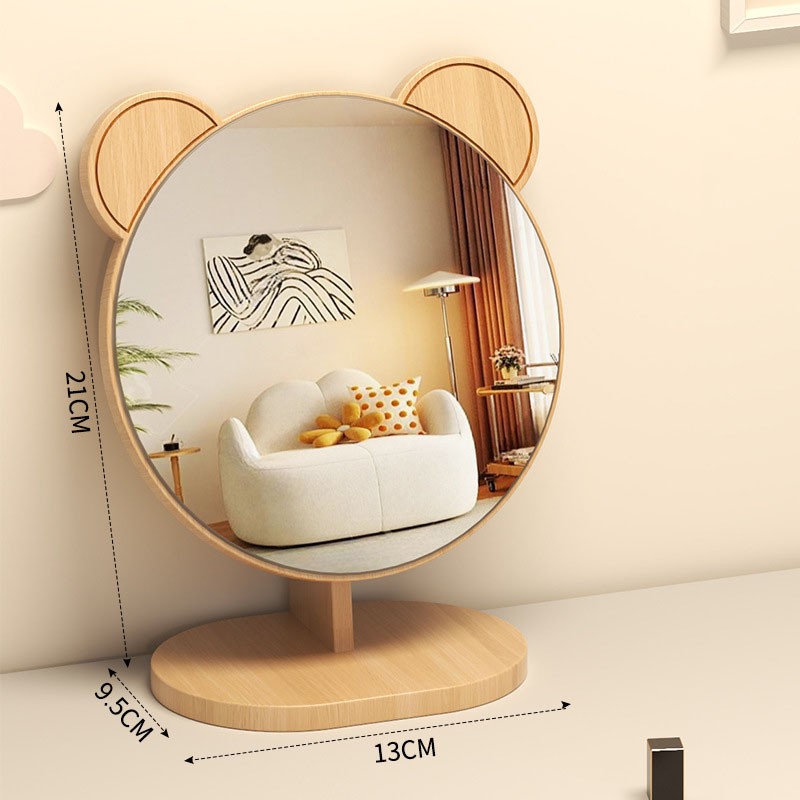 Dressing Mirror Manufacturer - Home Desktop Wooden High-end Foldable Large