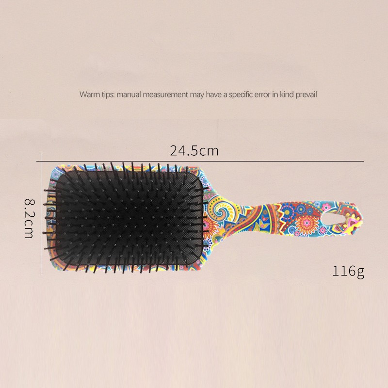 Styling Comb Supplier - New Style Printed Airbag Wide Tooth Pointed Tail