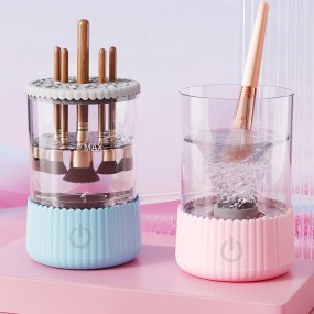 Makeup Cleaner Manufacturer - Blue Lazy Easy USB Electric Portable Cleaner Device