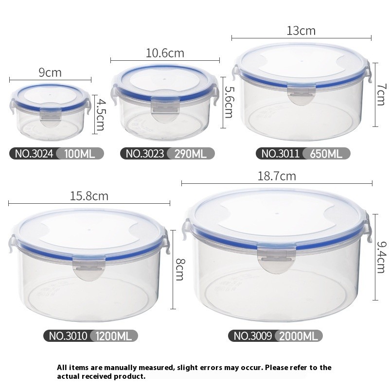 Grain Storage Container Manufacturer - Transparent Sealed with Snap Lock