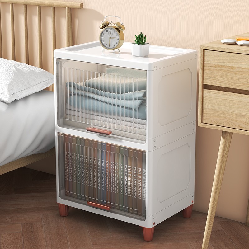 Wardrobe Organizer Manufacturer - Foldable Plastic Storage Bin Cabinet