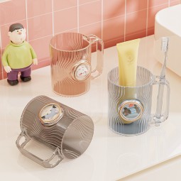 Toothbrush Cup Manufacturer - 400ml Plastic Mouthwash Sustainable Design