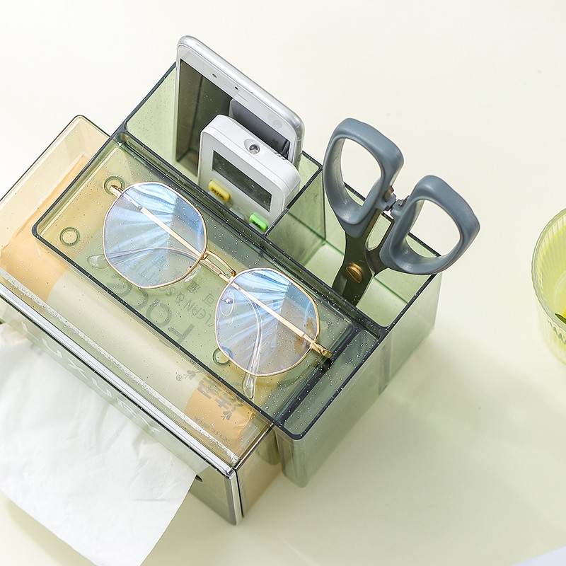 Desktop Organizer Manufacturer - Clear Plastic Napkin Storage Holder