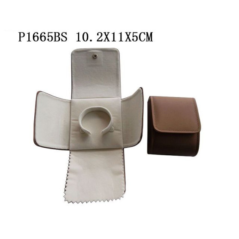 Jewelry Bag Manufacturer - Red Suede Bracelet Packaging Bangle Pouch