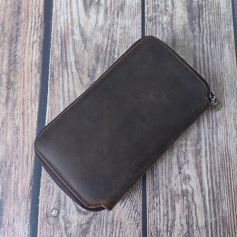 Watch Packaging Pouch Manufacturer - Travel Vintage Crazy Horse Leather