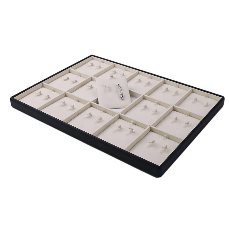 Jewelry Display Tray Manufacturer - Luxury Leather Ring Necklace Presentation