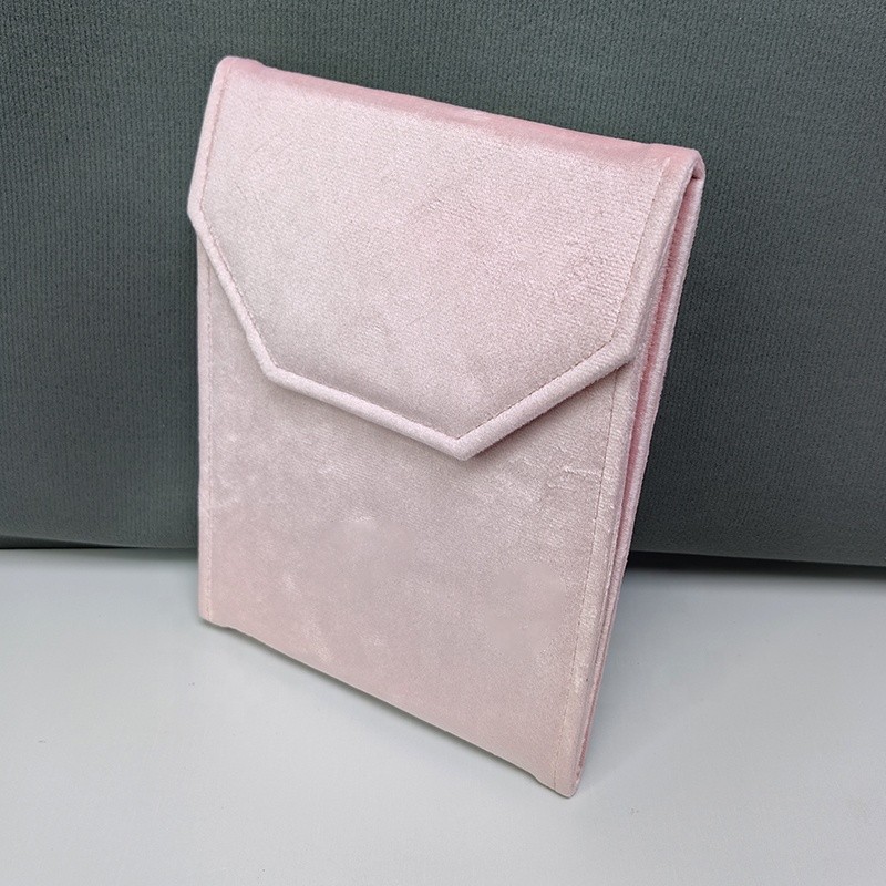 Jewelry Pouch Manufacturer - Logo Custom Luxury Velvet with Pad