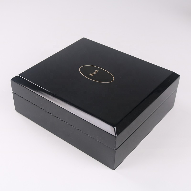 Wooden Gift Box Manufacturer - Luxury Essential Oil Perfume Golden Foil