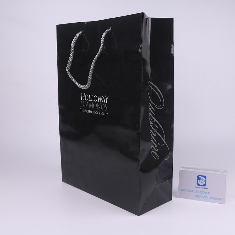 Ring Box Manufacturer - Earring Gift Black Premium Leather