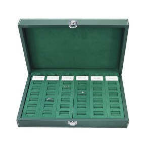 Jewelry Organizer Case Manufacturer - Custom Logo Lock Leather Display