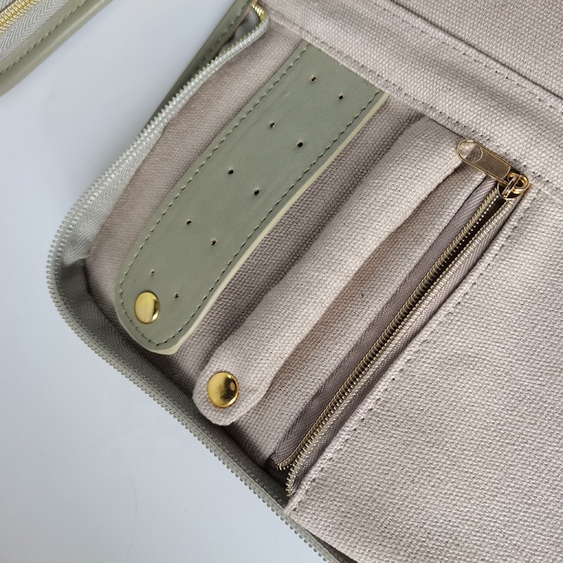 Travel Jewelry Organizer Manufacturer - Woman Portable Zipper Holder Bag