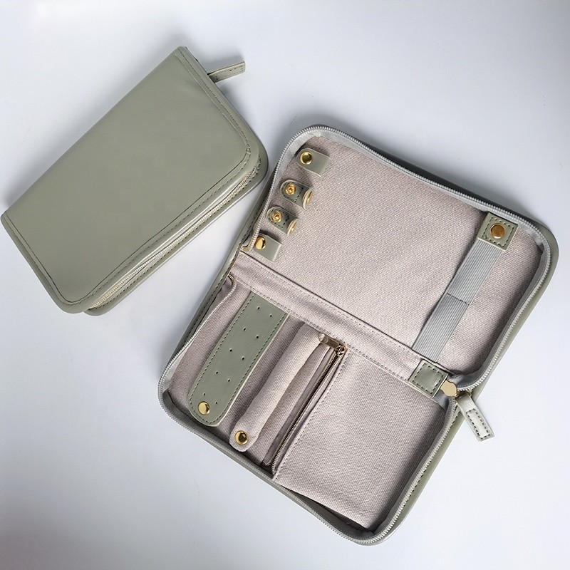 Travel Jewelry Organizer Manufacturer - Woman Portable Zipper Holder Bag
