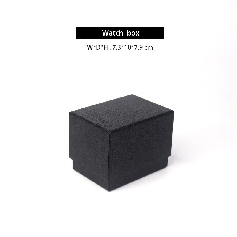 Watch Box Manufacturer - Hot Selling Black Leather Cushion Cardboard