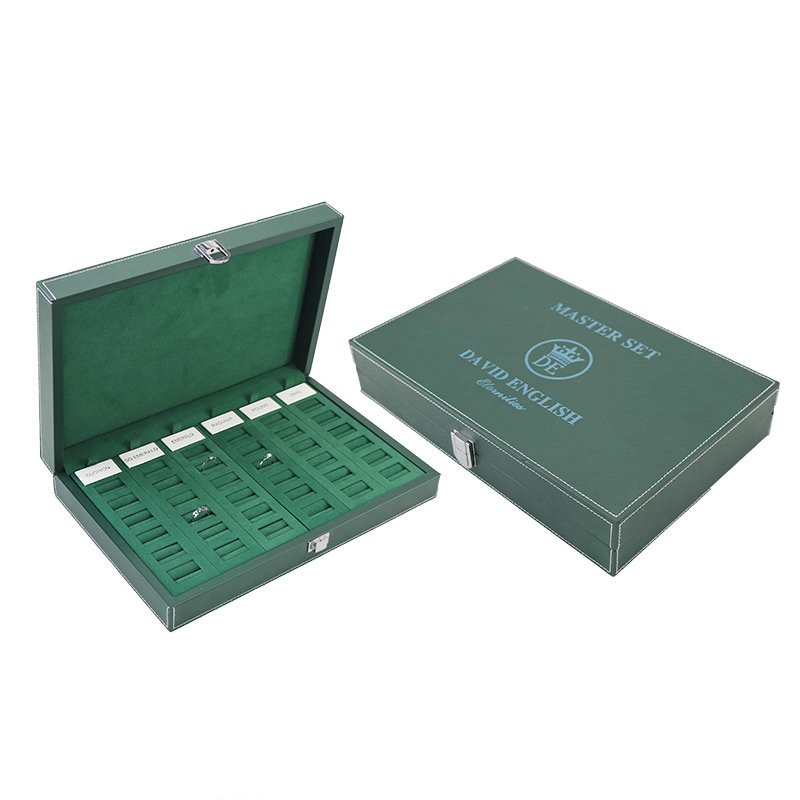 Jewelry Organizer Case Manufacturer - Custom Logo Lock Leather Display