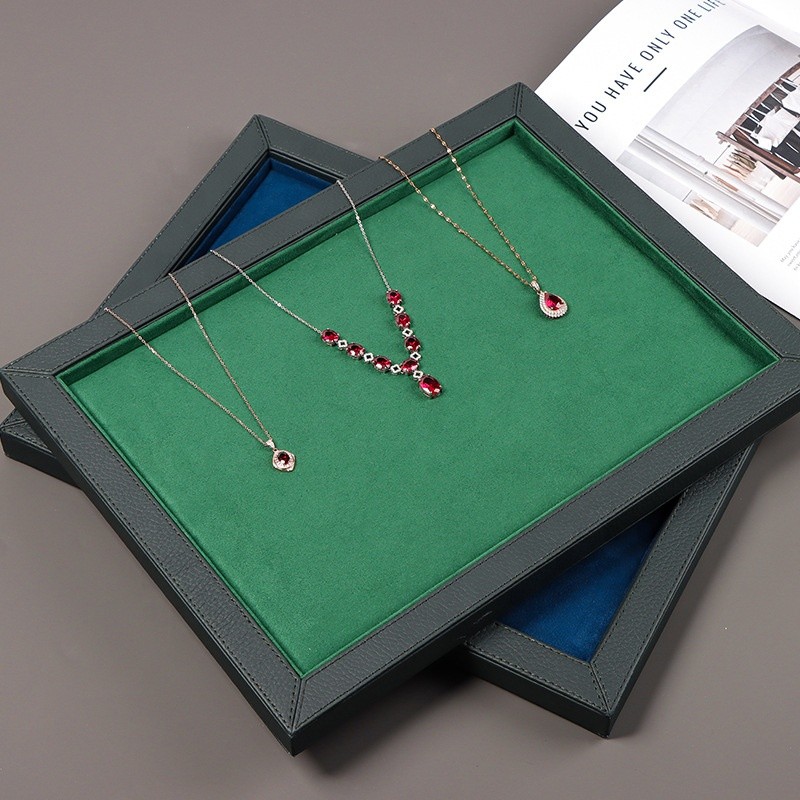 Jewelry Presentation Tray Manufacturer - Custom Luxury Leather Shop Display