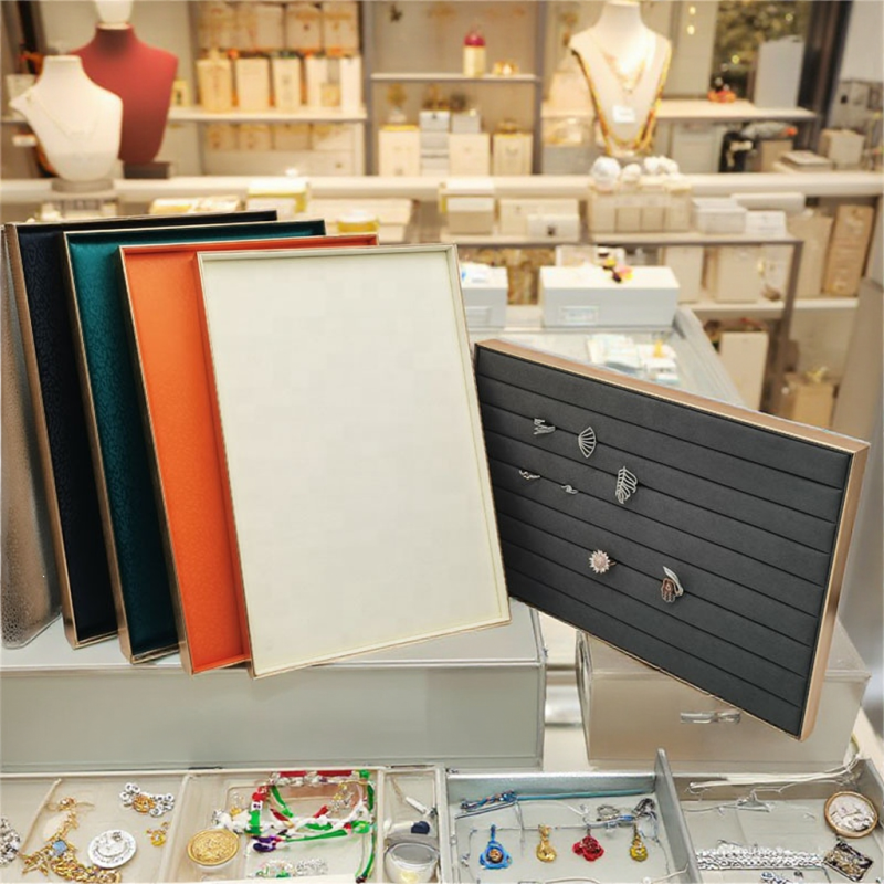 Jewelry Display Organizer Manufacturer - Luxury Stainless Steel Golden Frame