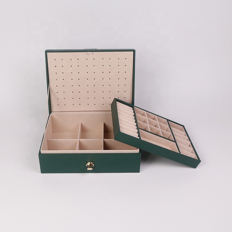 Travel Jewelry Case Manufacturer - Large PU Leather Organizer Storage