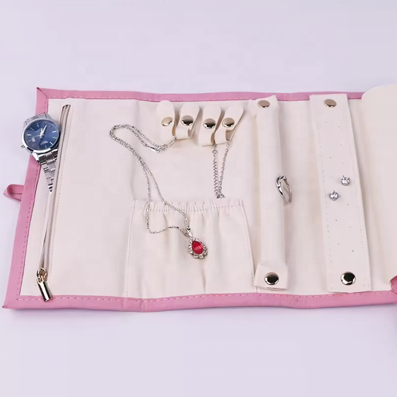 Leather Jewelry Roll Manufacturer - Wholesale Travel Bag Organizer Storage