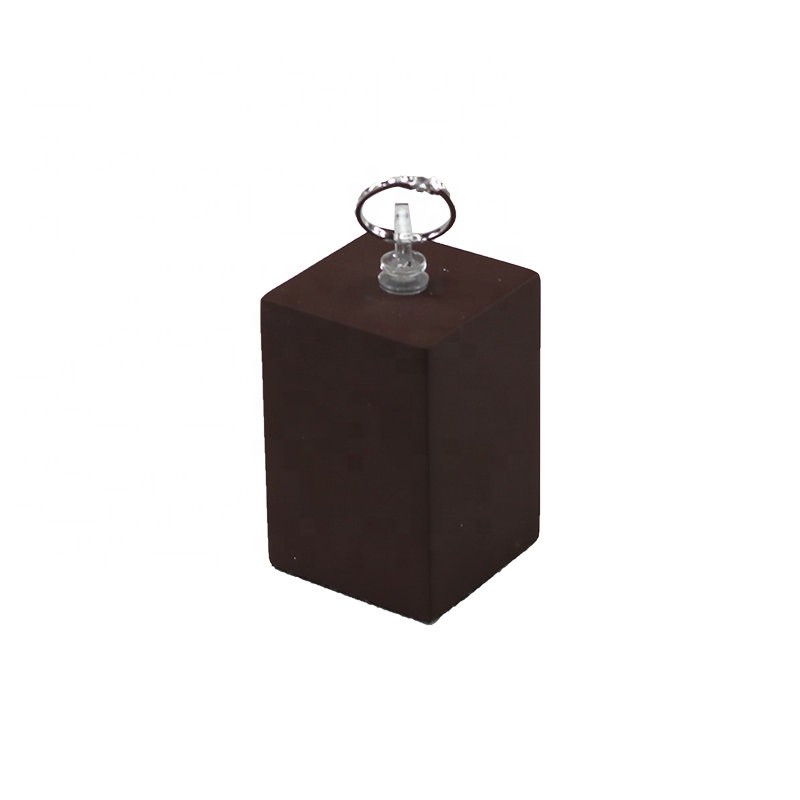 Jewelry Display Set Manufacturer - Professional Suede Custom Brown