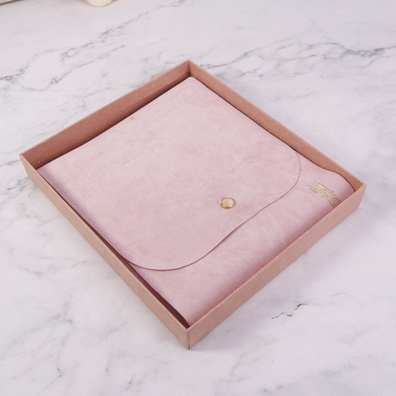 Jewelry Pouch Manufacturer - Soft Pink Velvet Custom Packaging Set