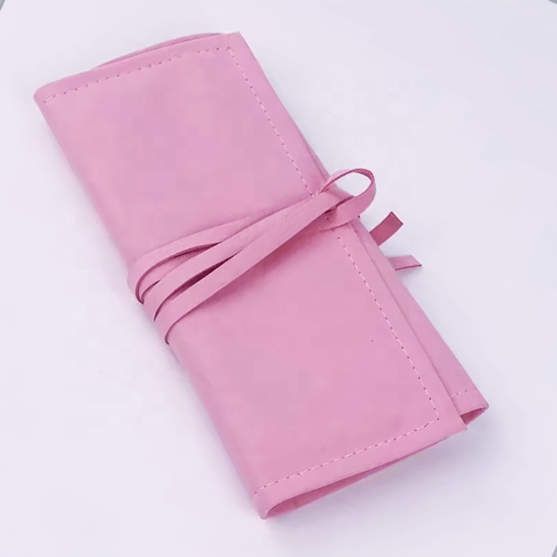 Travel Jewelry Roll Manufacturer - Microfiber Leather Necklace Pouch Bag
