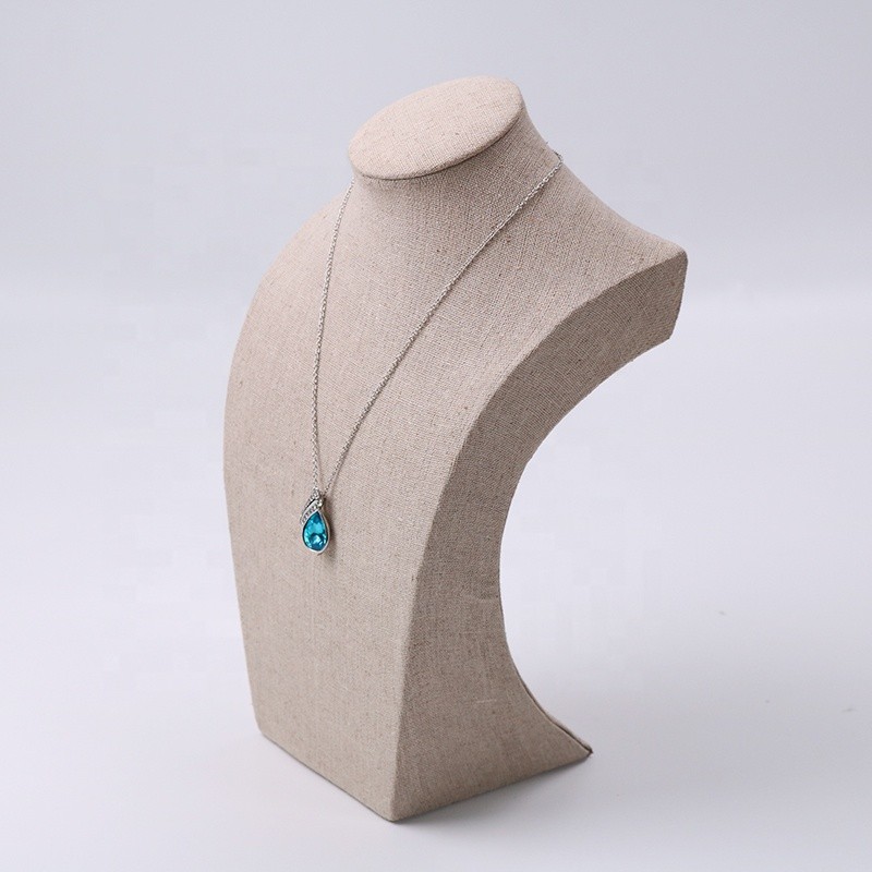 Jewelry Display Stand Manufacturer - High Quality Velvet Bust Mannequin