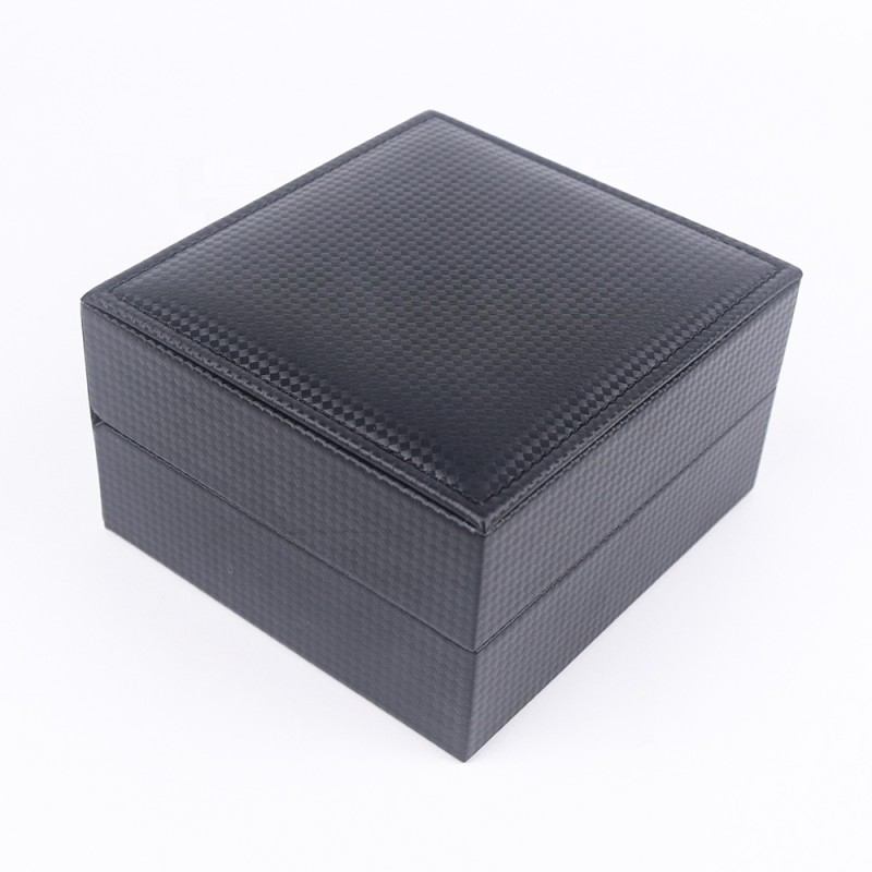 Watch Storage Box Manufacturer - Luxury Black PU Leather Custom