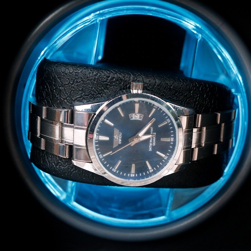 Watch Winder Manufacturer - Silent Walnut Wooden Self-Winding Glass