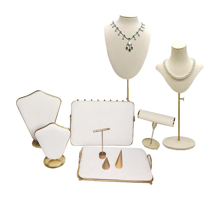 Jewelry Display Stand Manufacturer - Gold T Shape Metal Ring Organizer