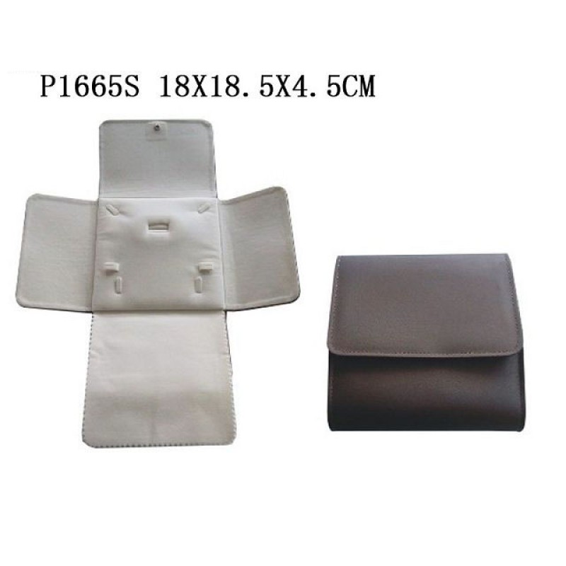 Jewelry Box Manufacturer - Custom Microfiber Magnet Button Folding