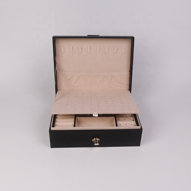 Travel Jewelry Case Manufacturer - Large PU Leather Organizer Storage