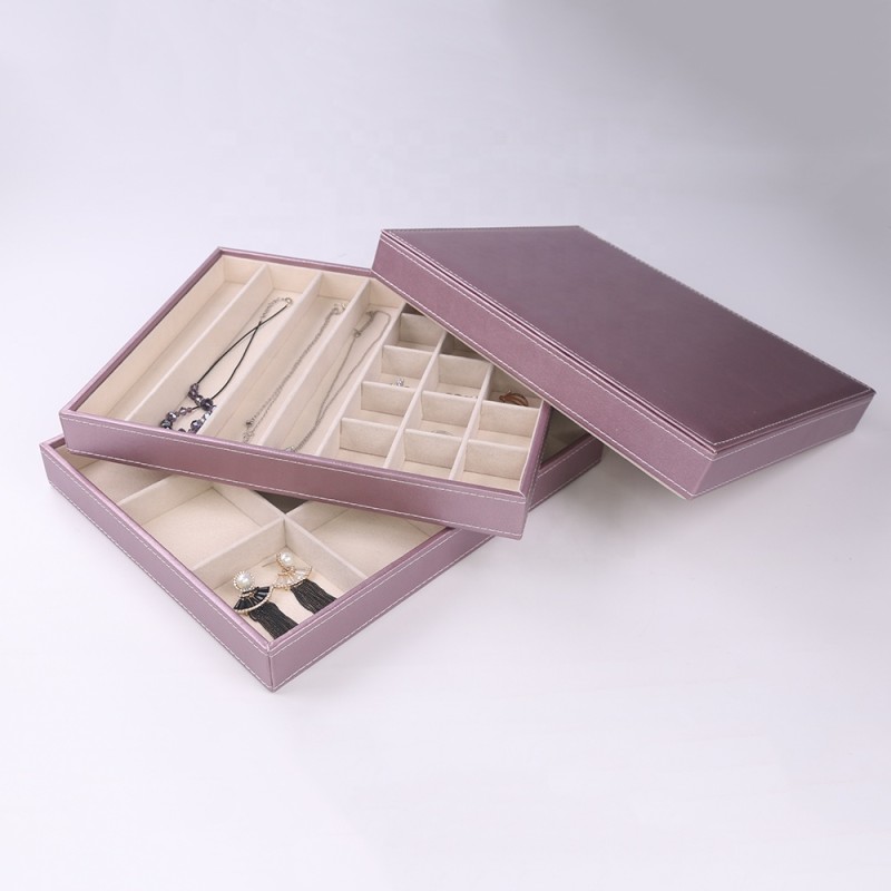 Desk Organizer Tray Manufacturer - Leather Drawer Storage Stackable