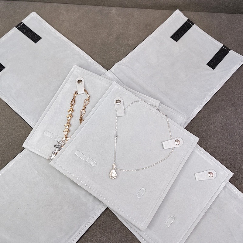 Jewelry Organizer Bag Manufacturer - Portable Velvet Travel-friendly Ring