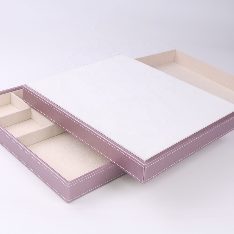 Desk Organizer Tray Manufacturer - Leather Drawer Storage Stackable