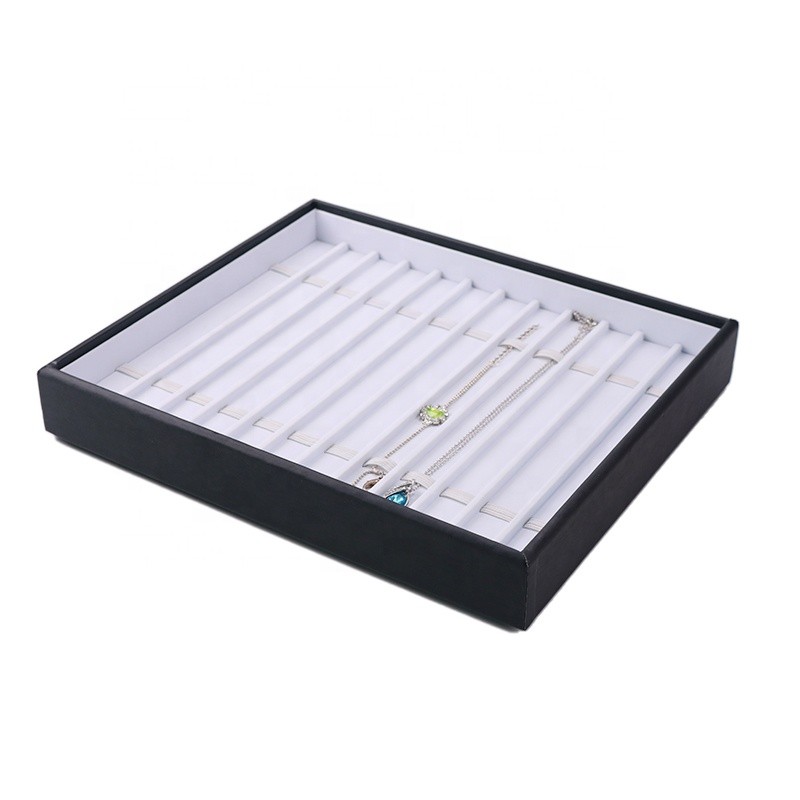 Jewelry Display Tray Manufacturer - Luxury Leather Ring Necklace Presentation