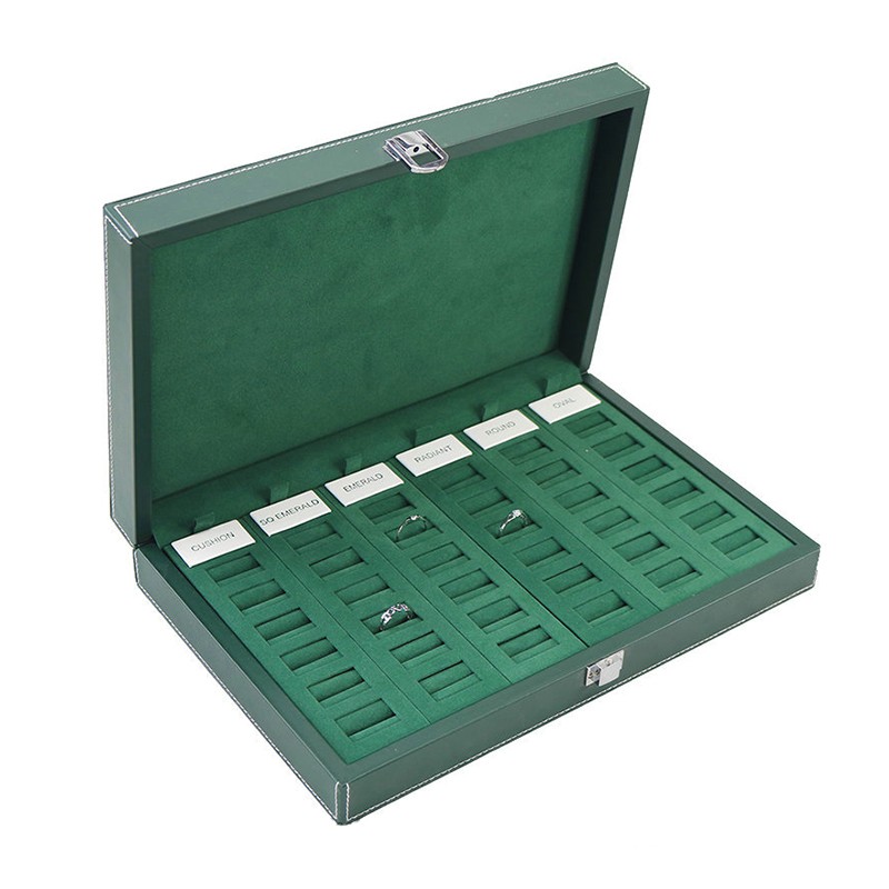 Jewelry Organizer Case Manufacturer - Custom Logo Lock Leather Display