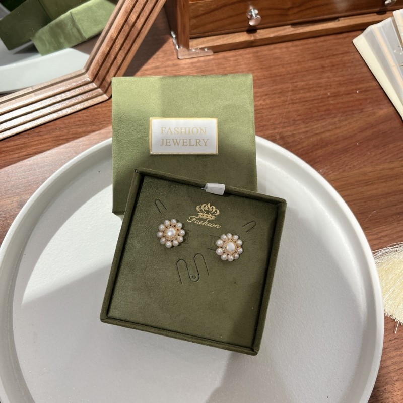 Jewelry Gift Box Manufacturer - Velvet Suede Necklace Earring Packaging