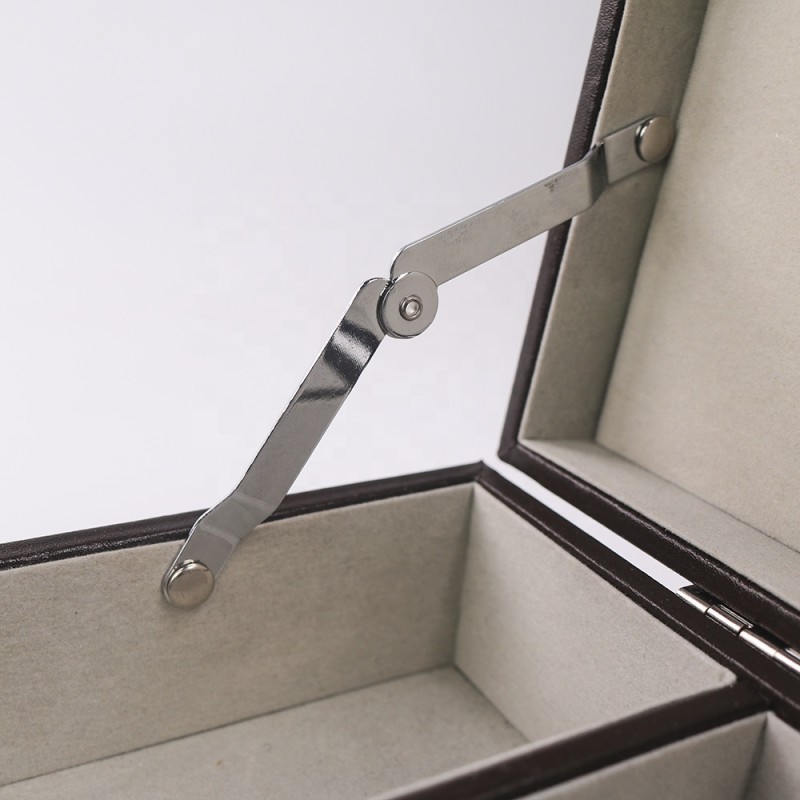 Valet Tray Manufacturer - Custom Double Tier PU Leather Organizer