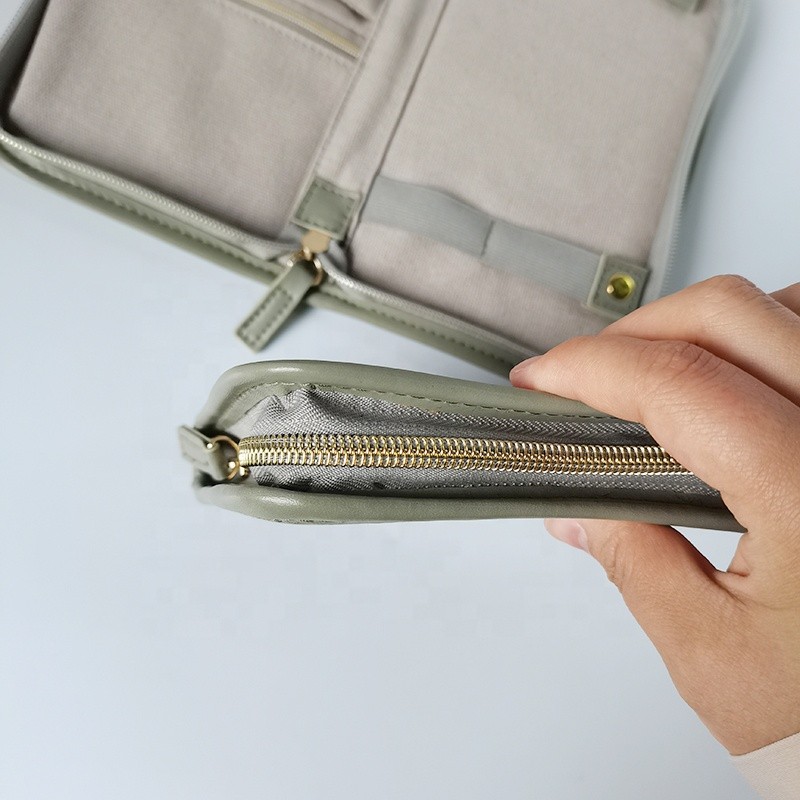 Travel Jewelry Organizer Manufacturer - Woman Portable Zipper Holder Bag