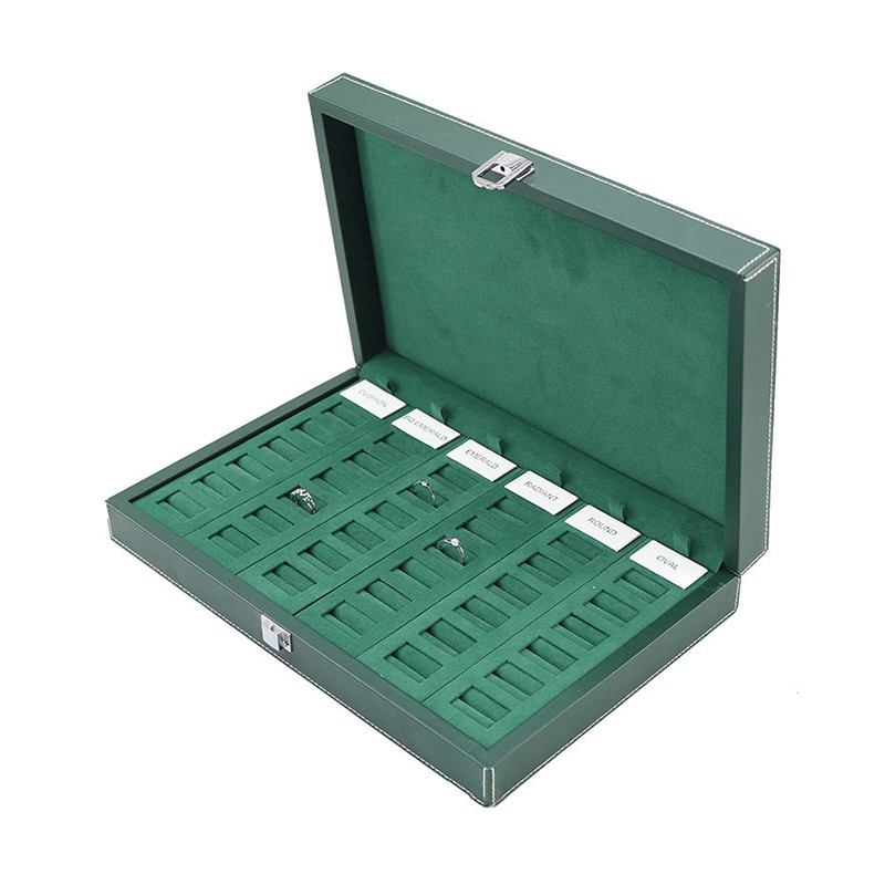 Jewelry Organizer Case Manufacturer - Custom Logo Lock Leather Display