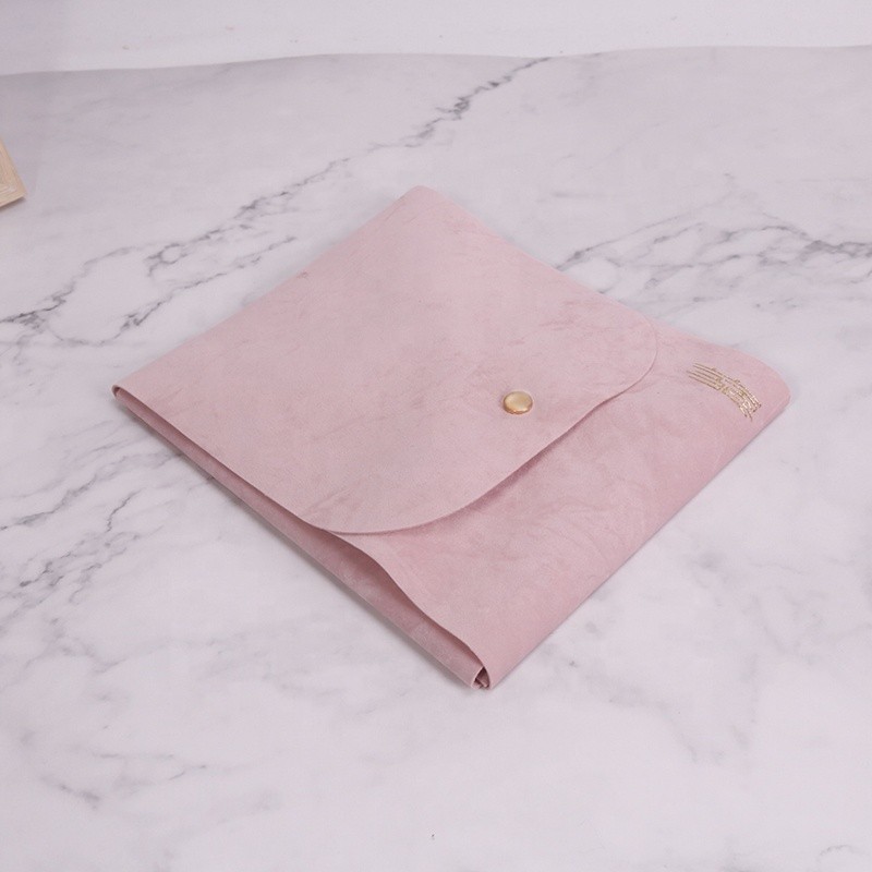 Jewelry Pouch Manufacturer - Soft Pink Velvet Custom Packaging Set