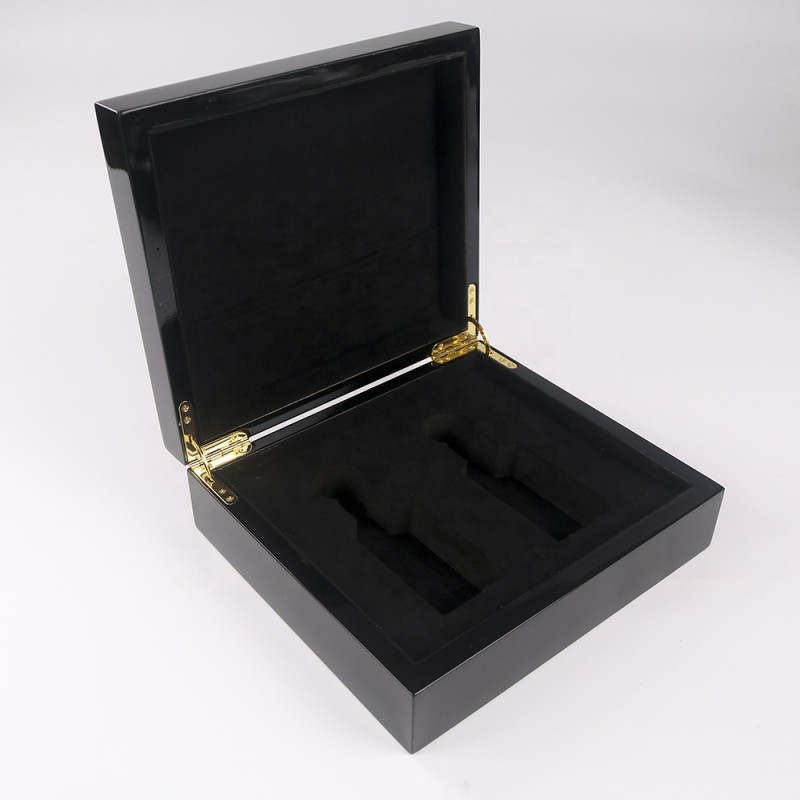 Wooden Gift Box Manufacturer - Luxury Essential Oil Perfume Golden Foil