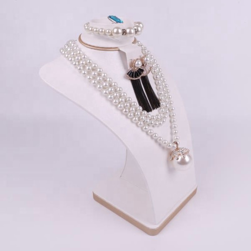 Jewelry Display Stand Manufacturer - High Quality Velvet Bust Mannequin