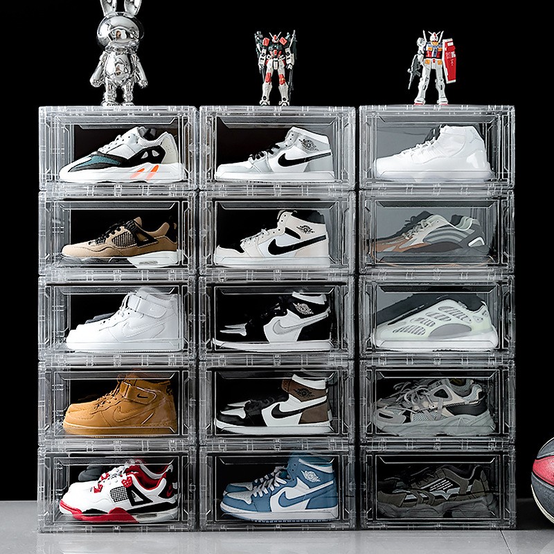 Shoe Storage Rack Manufacturer - 2-4 Layers Plastic Stackable