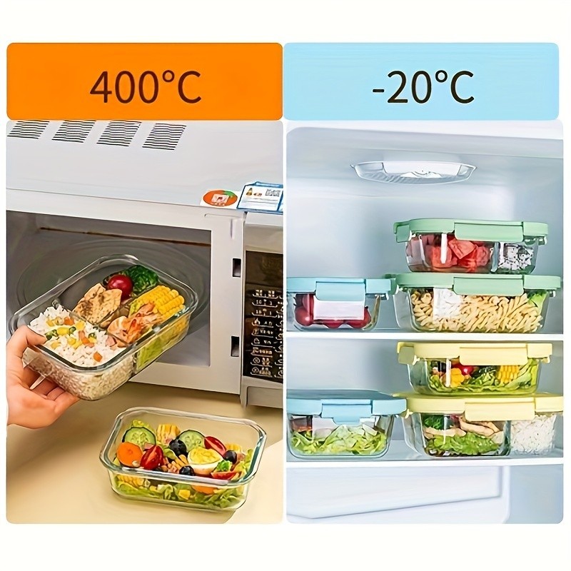 Glass Lunch Box Manufacturer - Borosilicate Snap Lid Leak Proof