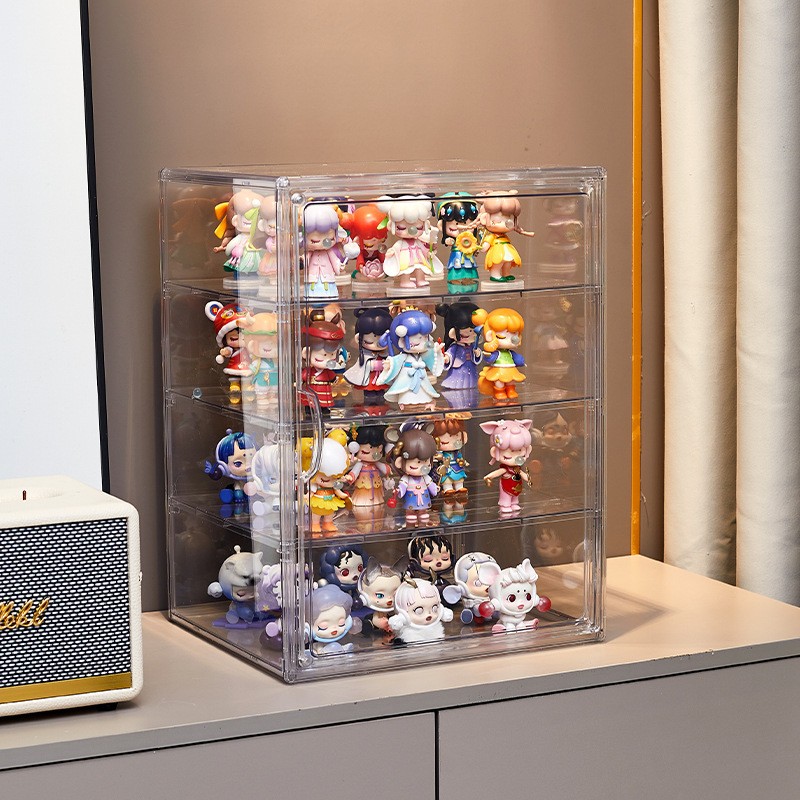 Storage Cabinet Manufacturer - Transparent Cosmetics Book Display