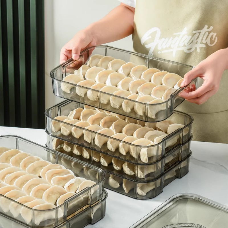 Food Storage Box Manufacturer - PET Material Vegetable Egg Dumpling