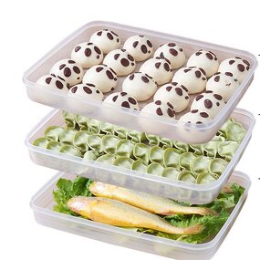 Dumpling Box Manufacturer - Plastic Holder Food Organizer